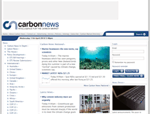 Tablet Screenshot of carbonnews.co.nz